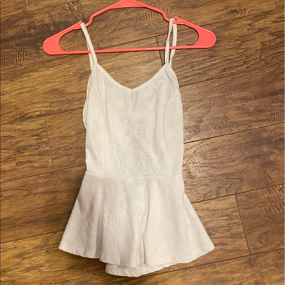 White tank top